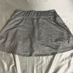 Prince Gray Skater Mini Skirt Athletic Casual